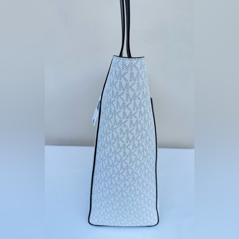 Michael Kors Vincent Signature Monogram Tote with Card Holder Charm 👜🔥 - Picture 12 of 16